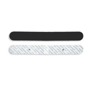 Extra-Long TENS/EMS Pads (33x4cm, 1 Pair) – Reusable Self-Adhesive Electrodes with 3.5mm