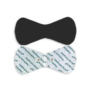 TENS Electrode Pads – (Pack of 2) Butterfly-Shaped Self-Adhesive Gel Pads with 3.5mm Stud Connection
