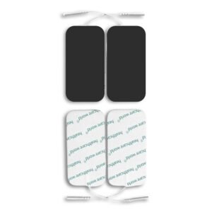 10x5cm TENS Electrode Pads Pack of 4 Reusable Self-Adhesive Electrodes