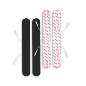 4×33cm Extra-Long TENS Electrode Pads (Pack of 4) Reusable Gel Pads
