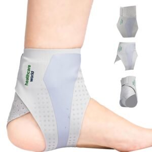 Ankle Support Brace – Adjustable Compression Wrap for Sprains, Tendonitis Injury
