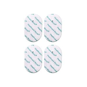 Oval TENS Electrode Pads – Pack of 4 Self-Adhesive Electrodes with 2.2mm Stud Connection