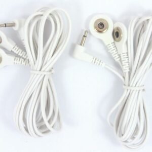 TENS Electrode Snap Leads (1 Pair) – Male 2.5mm Connector, Reusable for TENS Machines | Healthcare World