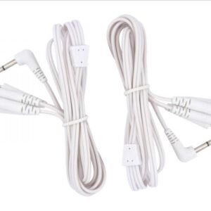 TENS Lead Wires (1 Pair) – Male 3.5mm Plug with 4 Pin Connectors for TENS Machines | Healthcare World "