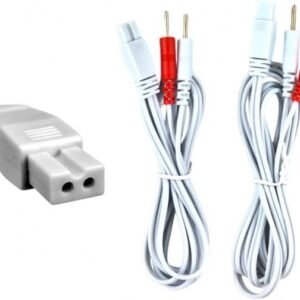 TENS Leads with 2mm pin Connection - One Pair | Healthcare World
