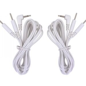 Tens Electrode Leads Male plug 2.5mm With 2.0mm Pin Tens Pad Connection - One Pair